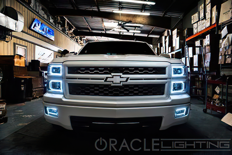 2271-001 - Chevrolet Silverado 2014-2015 ORACLE LED Halo Kit Non-Projector Style